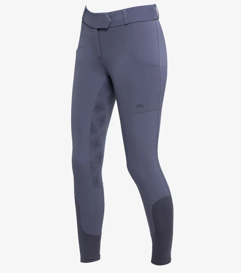 Premier Equine Lexington Ladies Full Seat Gel Riding Breeches Grey 4 Premier Equine Lexington Ladies Full Seat Gel Riding Breeches Grey - Image 2