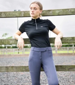 Premier Equine Lexington Ladies Full Seat Gel Riding Breeches Grey