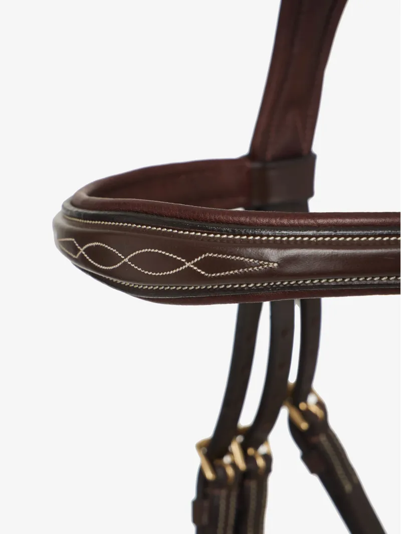 LeMieux Kudos Competition Flash Bridle Havana 6 LeMieux Kudos Competition Flash Bridle Havana - Image 4