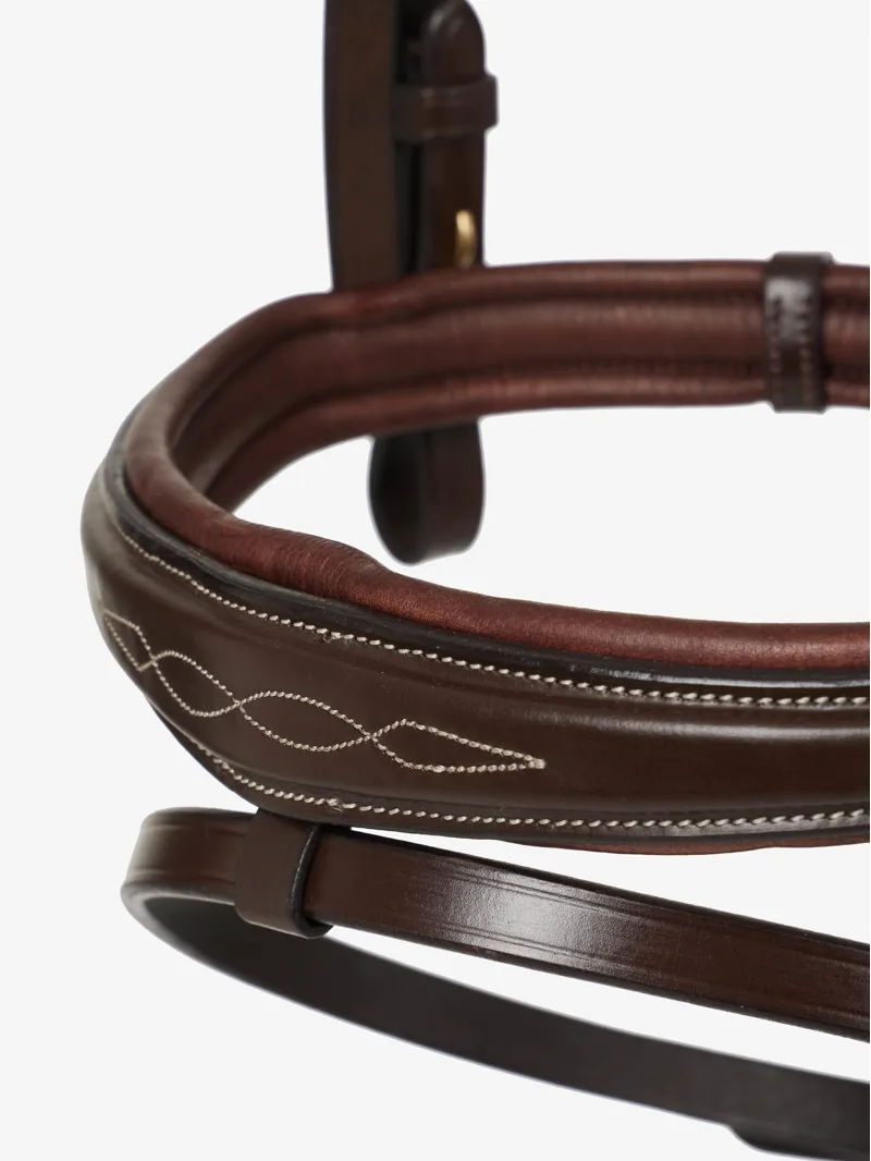 LeMieux Kudos Competition Flash Bridle Havana 8 LeMieux Kudos Competition Flash Bridle Havana - Image 6