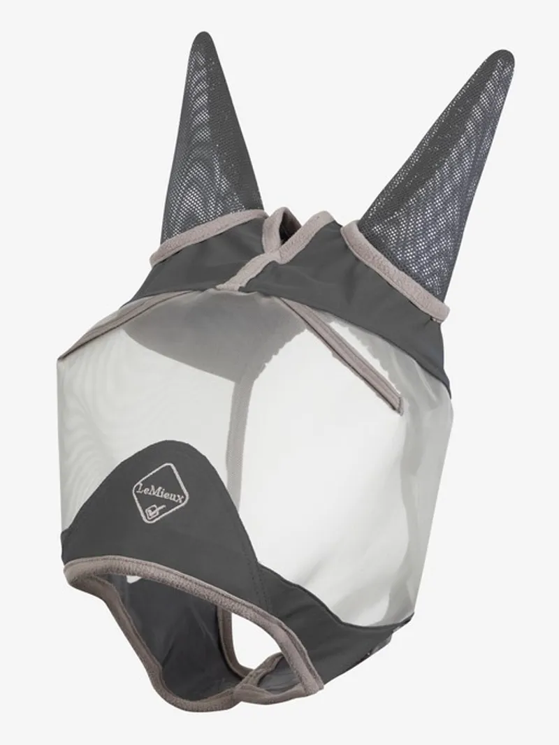 LeMieux Armour Shield Pro Half Fly Mask Grey 3 LeMieux Armour Shield Pro Half Fly Mask Grey