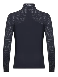 LeMieux Longsleeve Lazercut Baselayer Navy 10 LeMieux Longsleeve Lazercut Baselayer Navy -Equestrian Supplies Shop lm lasercutlongsleeve navy4 lr