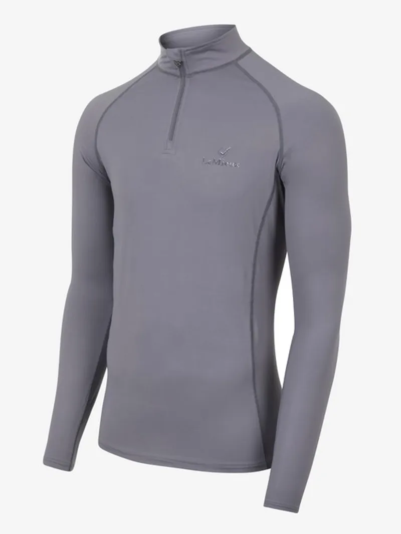 LeMieux Mens Base Layer Slate Grey 4 LeMieux Mens Base Layer Slate Grey - Image 2
