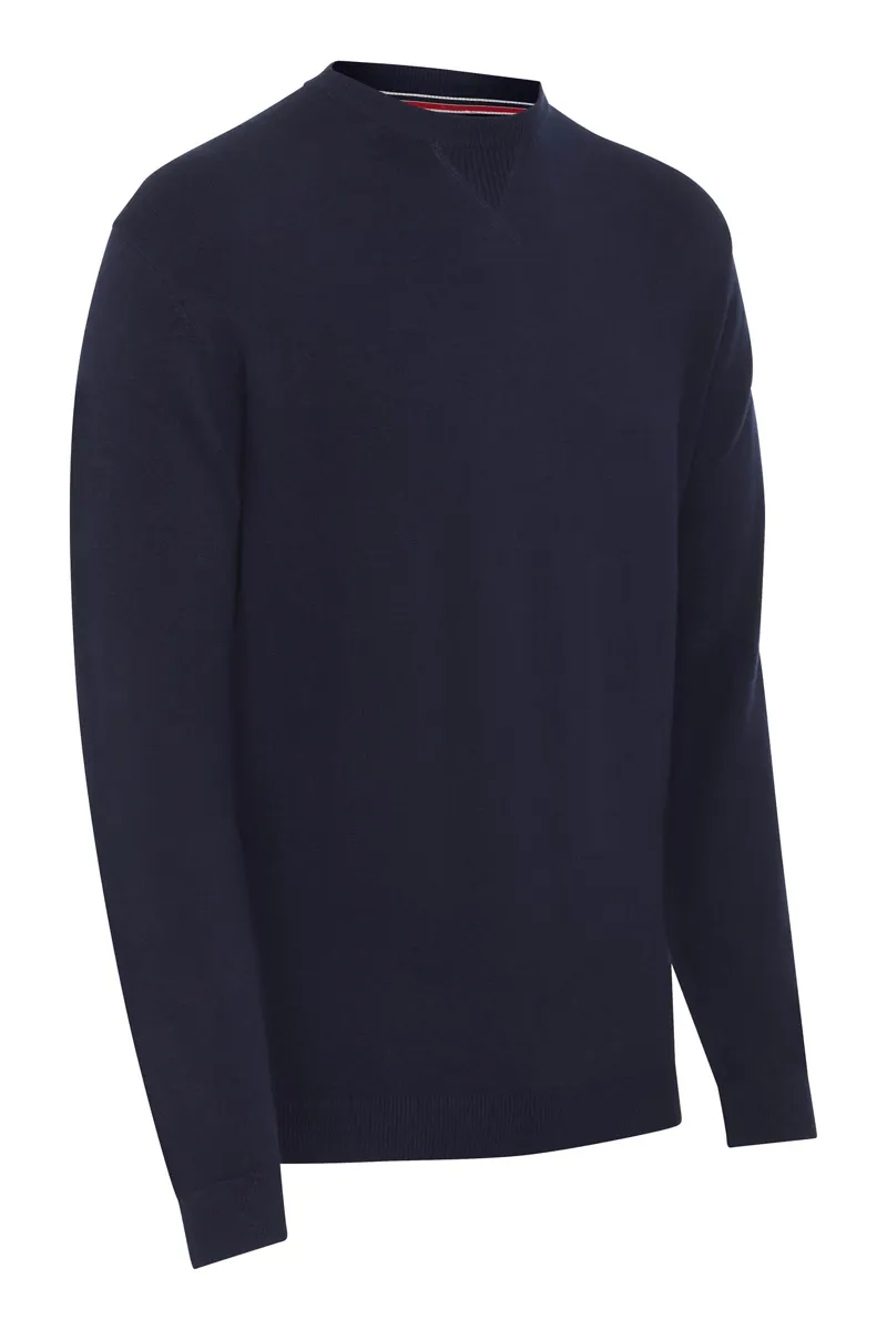 LeMieux Mens Crew Neck Jumper Navy 5 LeMieux Mens Crew Neck Jumper Navy - Image 3
