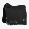 LeMieux Puissance Suede Dressage Square Black -Equestrian Supplies Shop lm saddlepad puissance black dr hr 1 copy
