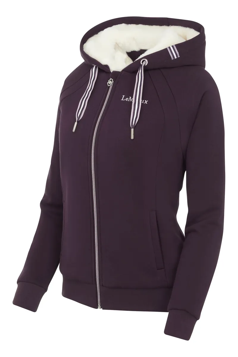 LeMieux Sherpa Lined Hoodie Fig 4 LeMieux Sherpa Lined Hoodie Fig - Image 2