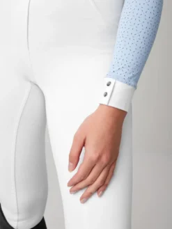 LeMieux Olivia Long Sleeve Show Shirt Mist 11 LeMieux Olivia Long Sleeve Show Shirt Mist -Equestrian Supplies Shop lm showshirts hr 41