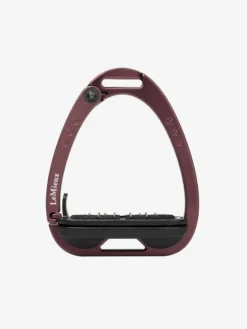 LeMieux Vector Control Stirrup Auburn -Equestrian Supplies Shop lm stirrup vector control brown lr20420copy