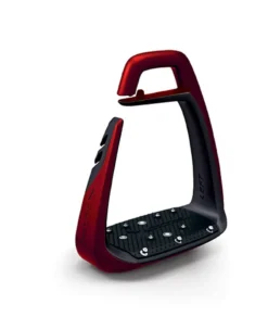 Freejump Soft Up Classic Pearl Stirrups - Red / Black
