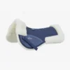 Premier Equine Merino Wool Half Pad - Navy/Natural Wool 1 Premier Equine Merino Wool Half Pad - Navy/Natural Wool -Equestrian Supplies Shop merino wool saddle pad half pad navy natural wool
