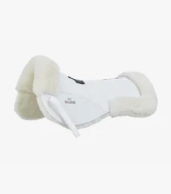 Premier Equine Merino Wool Half Pad - White/Natural Wool