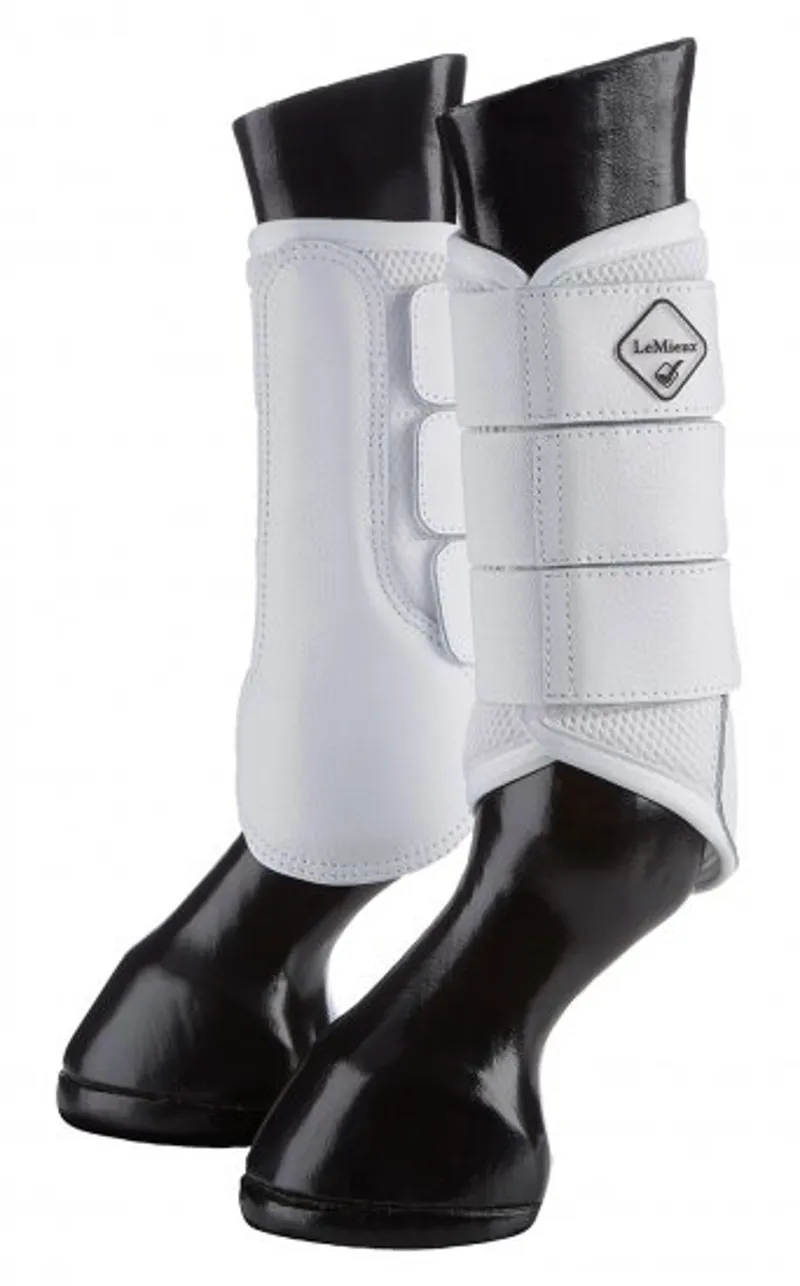 LeMieux Mesh Brushing Boots White 3 LeMieux Mesh Brushing Boots White
