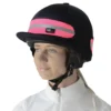 Hy Viz Hat Band In Pink/Black -Equestrian Supplies Shop pink 101
