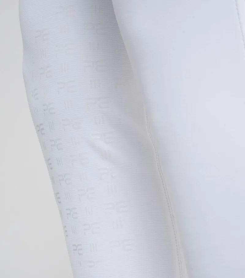 Premier Equine Santino Men's Gel Knee Riding Breeches White 8 Premier Equine Santino Men's Gel Knee Riding Breeches White - Image 6