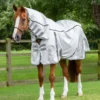 Premier Equine ShowerTex Fly Rug With Surcingles Silver 2 Premier Equine ShowerTex Fly Rug With Surcingles Silver -Equestrian Supplies Shop showertex stay dry fly rug grey 1
