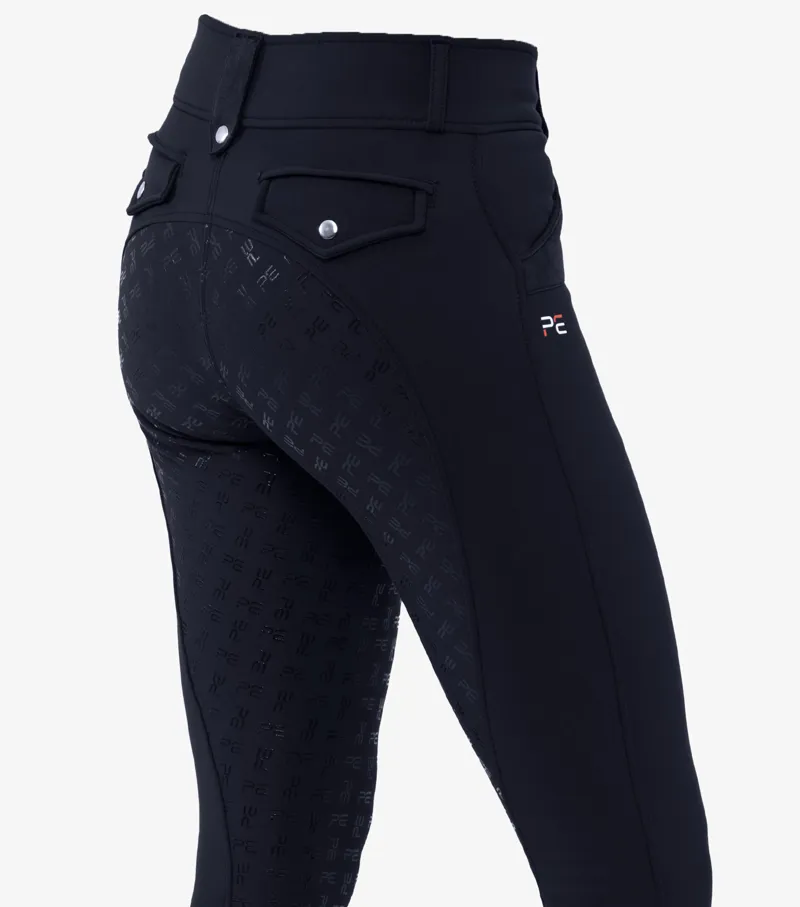 Premier Equine Torino Ladies Full Seat Gel Riding Breeches Navy 6 Premier Equine Torino Ladies Full Seat Gel Riding Breeches Navy - Image 4
