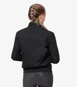 Premier Equine Ladies Pro Sport Waterproof Varsity Riding Jacket Black -Equestrian Supplies Shop varsity ladies jacket black 3