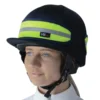 Hy Viz Hat Band In Yellow/Navy -Equestrian Supplies Shop yellow 34
